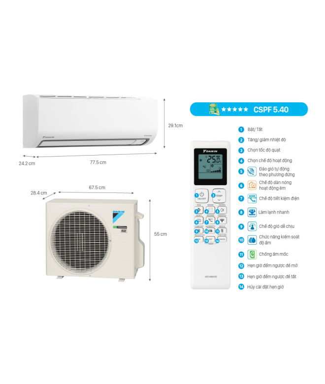Máy Lạnh Daikin Inverter 1.5HP FTKY35ZVMV 