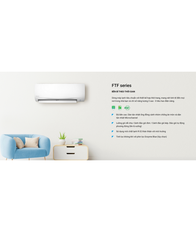 Máy lạnh Daikin FTF35XAV1V – 1.5 HP