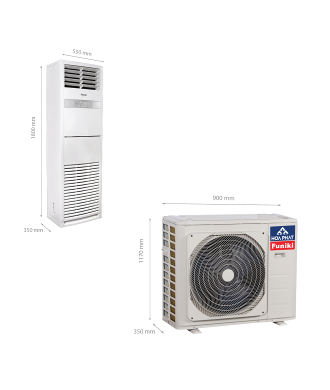 Máy lạnh tủ đứng Funiki 5 HP FC 50MMC1