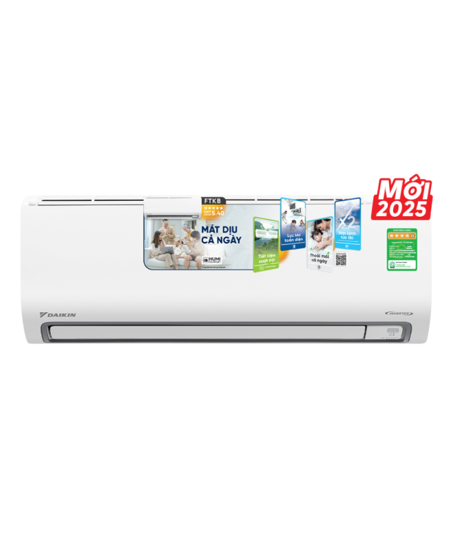 Máy Lạnh Daikin Inverter 1.5HP FTKB35ZVMV