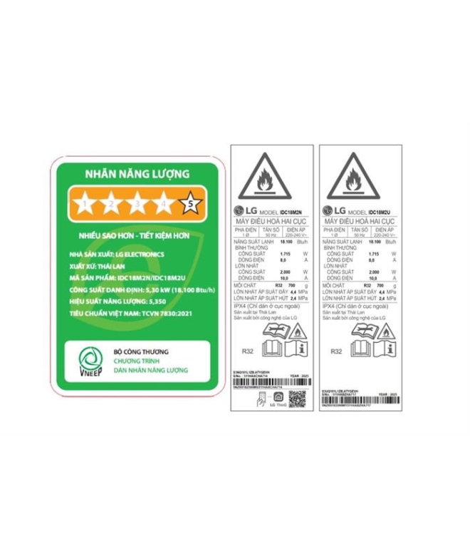 Máy  Lạnh LG 2 HP IDC18M2 - Inverter Cao Cấp 2026 ( Có Wifi)