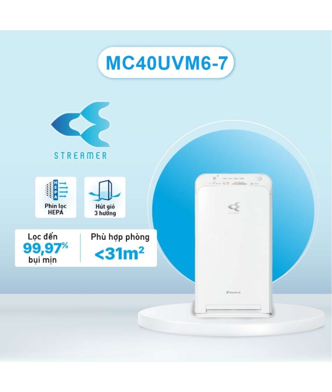 Máy lọc không khí Daikin MC40UVM6-7